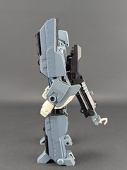 Transformers Animated Shockwave complete Hasbro 2009 Voyager Grey Longarm
