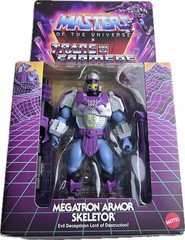 Mattel MOTU Masters of the Universe X Transformers MEGATRON ARMOR SKELETOR New