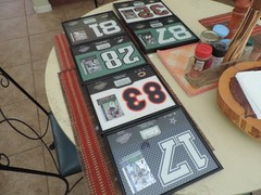 2002 NFL PLAYOFF ABSOLUTE PLAQUES, PERSONALLY AUTOGRAPHED BY PLAYER, LIMITED ED.
