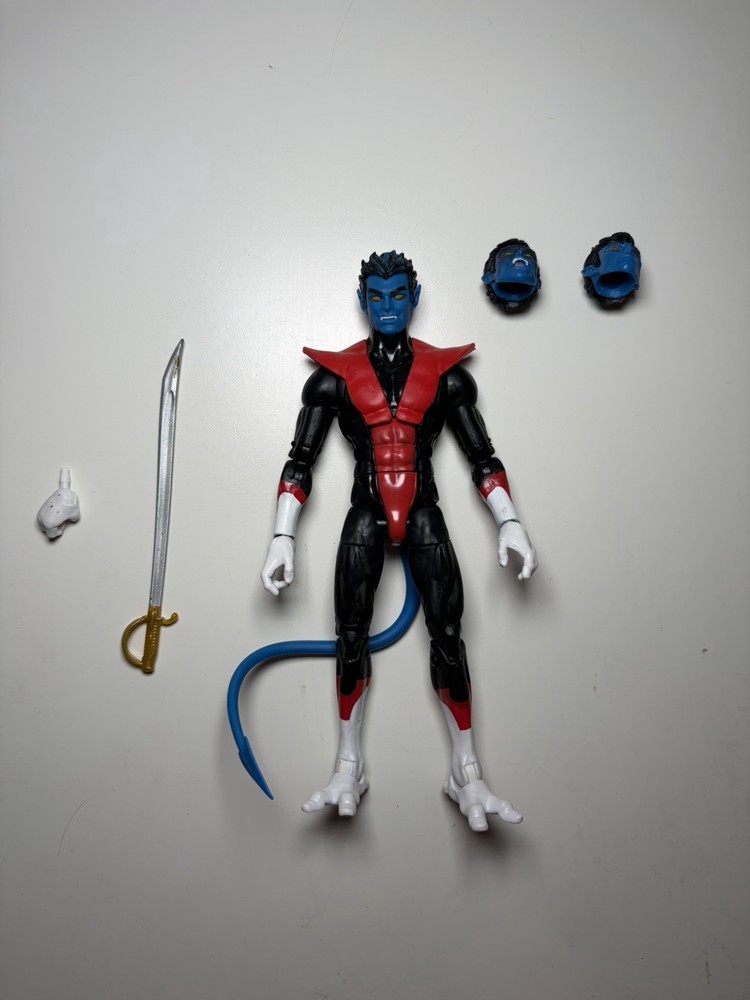 Marvel Legends Nightcrawler Action Figure X-Men Wendigo BAF Wave