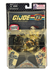 G.I. Joe 25TH ANNIVERSARY Hasbro Comic 2 Pack : FIREFLY & STORM SHADOW