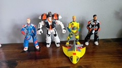 Hasbro 2005 Action Man ATOM Alpha Teens On Machines Lot 4 Figures w/ Accessories