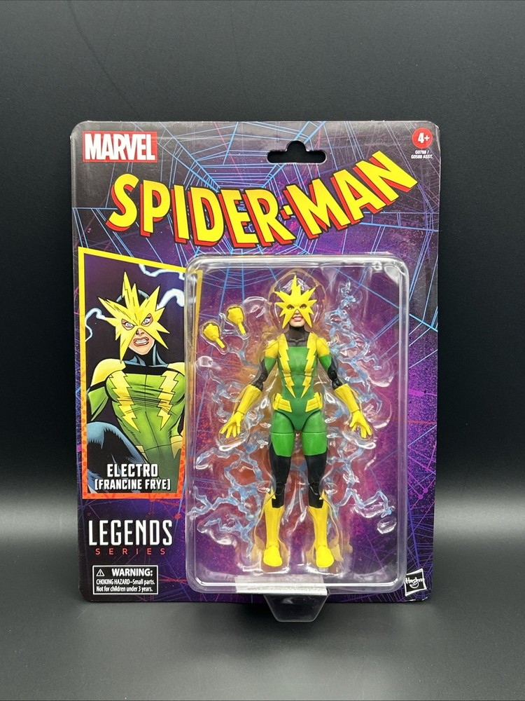 Marvel Legends Spider-Man Retro Electro Francine Frye 6″ Figure NEW Hasbro 2025