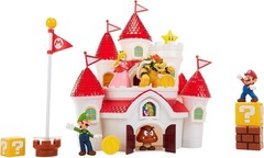 Super Mario Nintendo Deluxe Kingdom Castle, Wall Display & Playset with (5) 2…