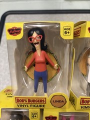 Bob’s Burgers Set of 4″ Figures: Linda, Bob, Tina, Louise & Gene.