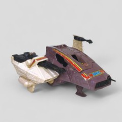 GLASSLITE SIDE GUNNER / NAVE ESTELAR DE COMBATE – VINTAGE STAR WARS BRAZIL 80s