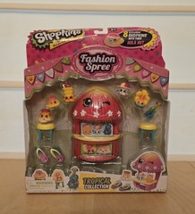 New Shopkins Fashion Spree TROPICAL COLLECTION Theme Playset with Hula Hut