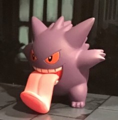 POKEMON GENGAR Takara Tomy Plastic Figure NINTENDO TOY