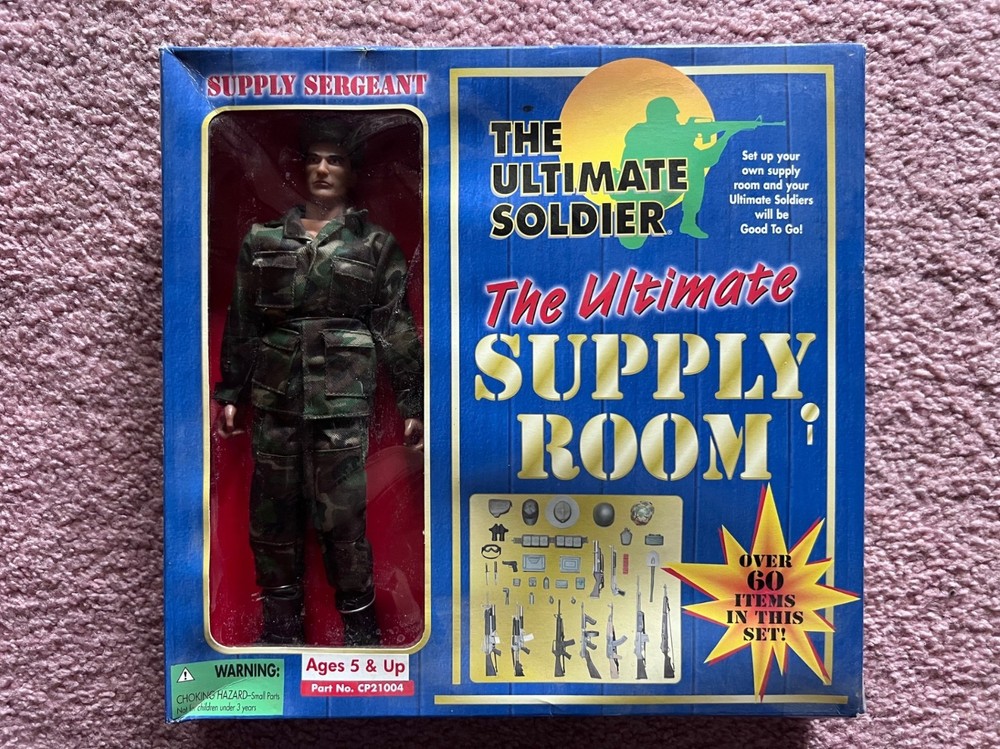 Ultimate Soldier The Ultimate Supply Room Figure with 60+ Accessories NRFB