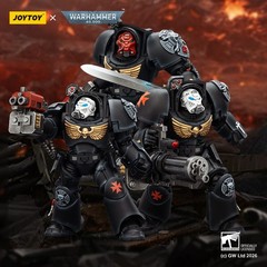 JOYTOY Warhammer 40K 1/18 Action Figures Black Templars Terminator 3PCS Model