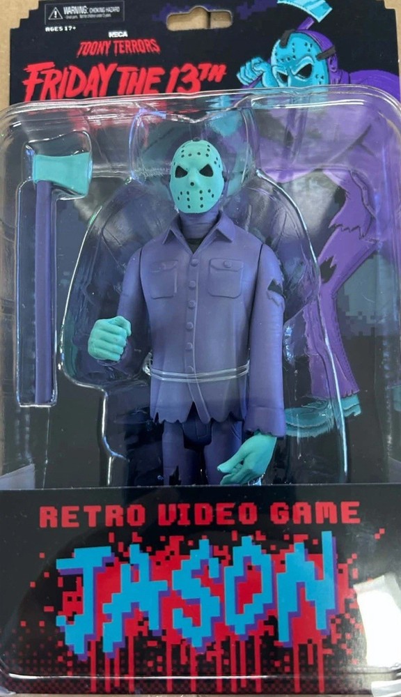 NECA Toony Terrors Friday The 13th Jason Voorhees NES Nintendo Retro Video Game