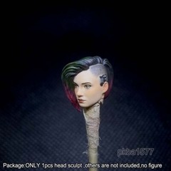 Premium 1/18 Female Girl Head Sculpt Soldier Head For 3.75″ Joytoy BFS Figure