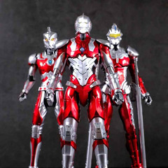 Ultraman Action Figure ZD Toy Kotaro Higashi Zero suit Tiga Suit Ace Ultra Seven