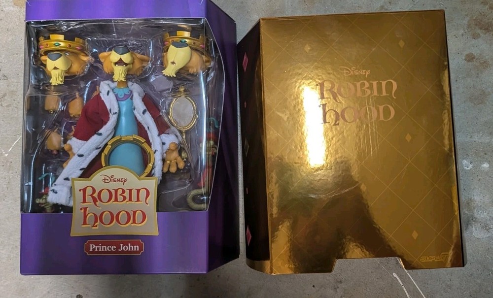 Super7 Disney Prince John Robin Hood Action Figure NIB