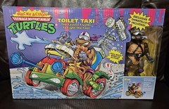 Teenage Mutant Ninja Turtles Wacky Action Toilet Taxi 2024 New Sealed Box