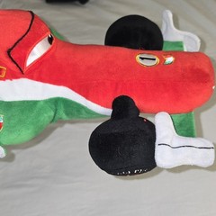 Pixar Cars 2 Francesco Bernoulli 15″ Plush Formula 1 Racing Car Disney Store F1