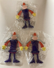 Vintage Advertising figures Cracker Jack Esso Tiger Wizard Fruit Candy & Raisins