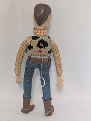 Vintage Disney Pixar Thinkway Toy Story Woody Pull String Doll 15” DOESNT WORK