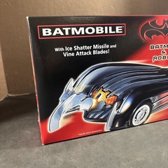 BATMAN & ROBIN BATMOBILE ACTION FIGURE KENNER SEALED ICE SHATTER NEW DC COMICS