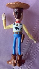 Toy Story 8oz Juice Tumblers & 6” Tall Woody Figure Lot of 3