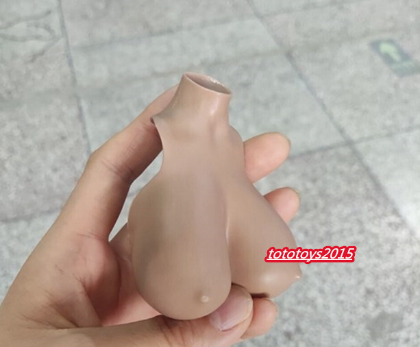 1:6 Suntan Normal Breast Bust Kits Cover Fit 12” Female PH TBL Figure Body Toy