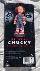 Bride Of Chucky Animated Chucky Doll Figure Talk Movement Gemmy Box Worn Works