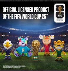 Official 2026 FIFA World Cup 26 10Inch Soft Plush Toy Trophy US SELLER