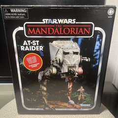Star Wars Vintage Collection AT-ST Raider Vehicle Mandalorian w/ Box Figure