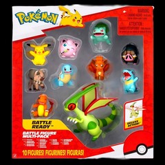 Pokémon Battle Ready: Battle Figure Multi-pack/ 10 Figures, ft Flygon, Totodile