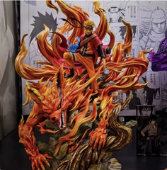43cm Anime Naruto Figure Uzumaki Naruto Figures Pvc Model Statue Collectible Dol