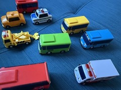 The Tayo Little Bus & Friends Lot Of 10 Toy Car Bus Fire Truck Taxi Tow Truck