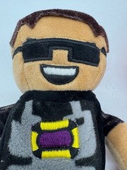 Lot (2) Tube Heroes Plush Exploding TNT & Sky 8″ Stuffed Animal Toys No Tags