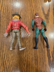 Robin & Scarecrow Vintage Action Figures Batman DC Comics 1993 /95