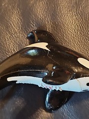 Free Willy Orca Killer Whale Small Toy Figurine- 3 In Long, 2 In Tall