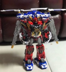 TOBOT V GIGANT SAVER Gigant-V Twin Blade 4-Integration Transforming Robot set