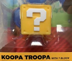 NEW Jakks Pacific KOOPA TROOPA w/? BLOCK Nintendo Super Mario 4in Action Figure