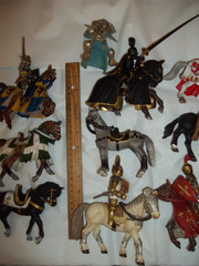Mixed Lot of Schleich Knights Horses Medieval Action Figures Toy a