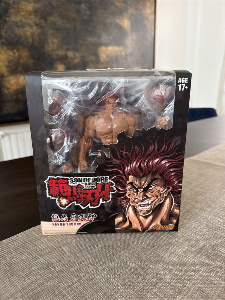 Storm Collectibles Yujiro Baki Son of Ogre Hanma Yujiro Action Figure Open Box