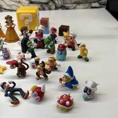 Lot of Super Mario Bros Figurines donkey kong Princess Peach Luigi 30+ Pcs
