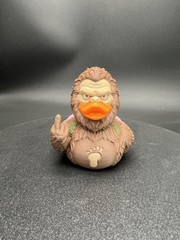 Bigfoot Ducky Figurine Flipping The Birdie! 3” Tall And Ready For Your Jeep!