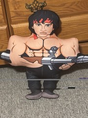 Sly Stallone RAMBO First Blood Part Two Pillow