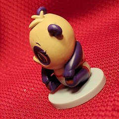 2.5″ PURPLE PANDA BEAR pvc Disney Jr TOTS Tiny Ones Transport Service PRECIOUS