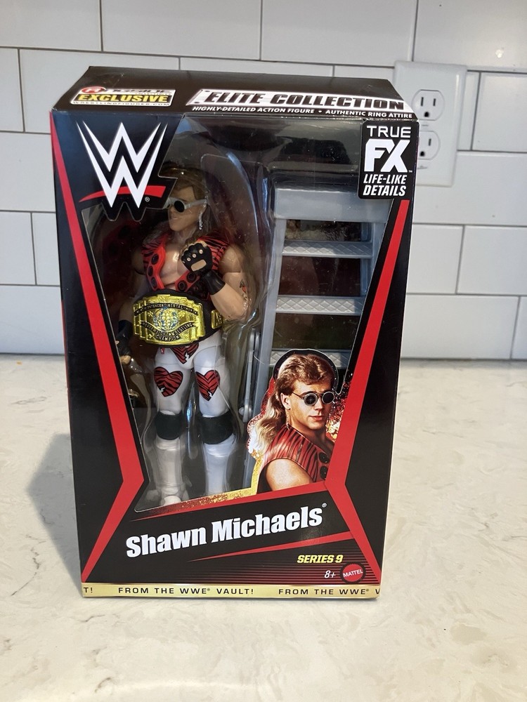 WWE Mattel Shawn Michaels Elite Collection From The Vault 9 Action Figure