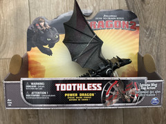 2014 Dreamworks How to Train Your Dragon 2 TOOTHLESS Power Dragon Figure Toy NEW
