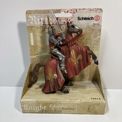 Schleich 70018 Knight Reared Up Horse Fleur de Lis Prince Customized Paint? READ