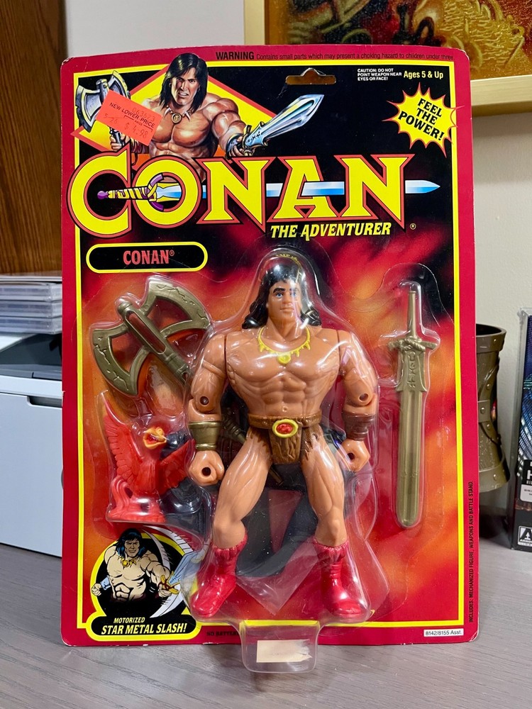 Conan The Adventurer + Needle | Hasbro 1992 | Brand New & Sealed • Flat Card