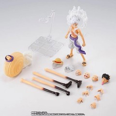 Bandai S.H.Figuarts ONE PIECE Monkey D. Luffy Gear 5 Future Island Egghead Toys