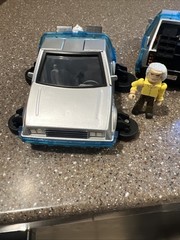 Back to the Future Minimates II DOC BROWN & HOVER DELOREAN MINI-TIME MACHINE