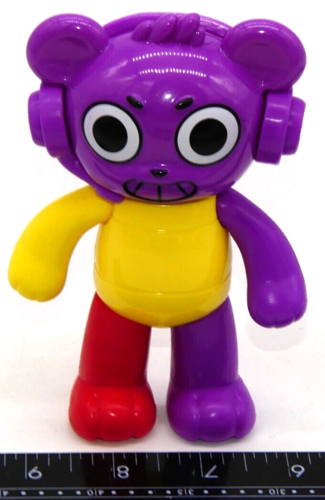Ryan’s World Ryan Combo Panda Bear Figure Toy Figurine Purple Yellow Red