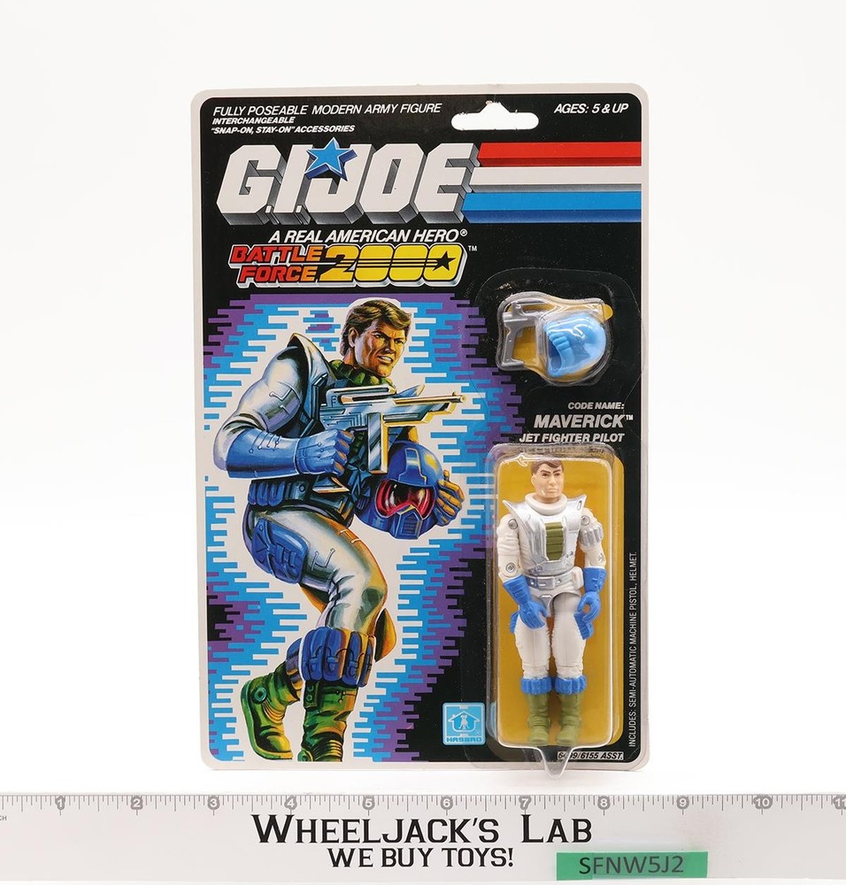 Maverick Battle Force 2000 GI Joe 1987 Hasbro Figure NEW MOSC SEALED